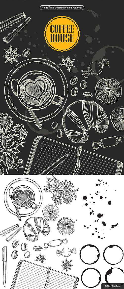 手繪風食材菜單與菜譜平面設計 融合藝術與實用的美食指南